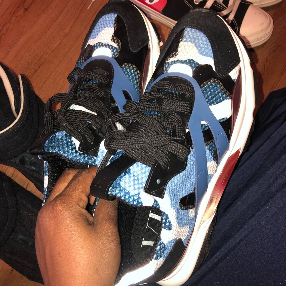 Bounce camouflage mesh sneaker